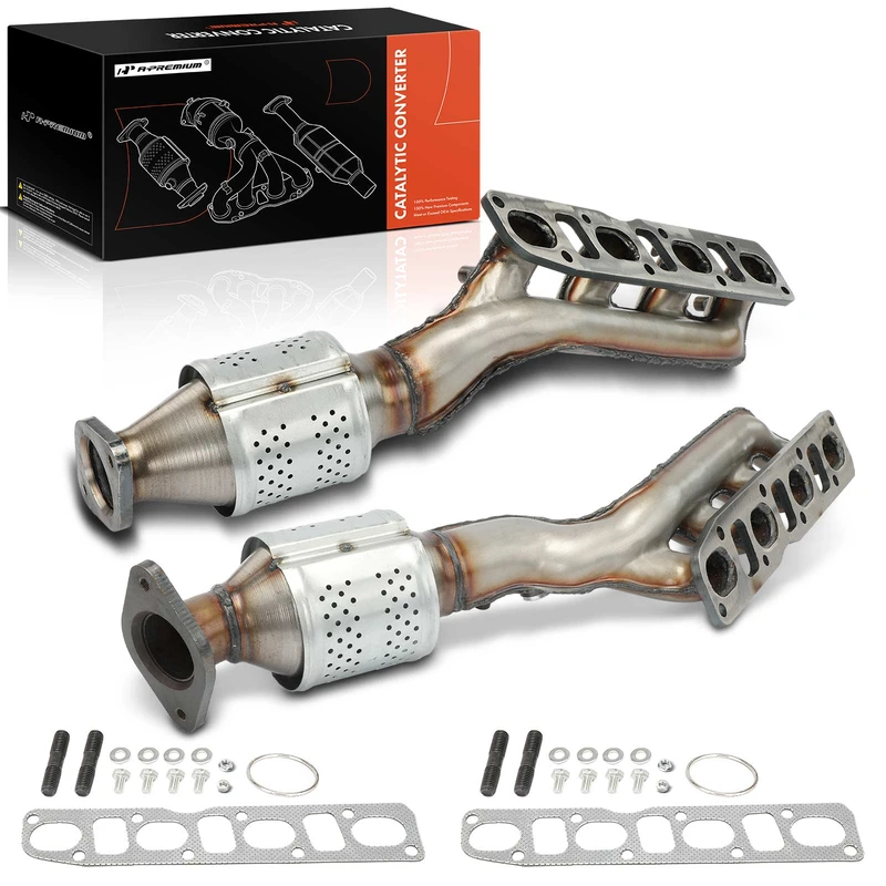 2-PC Catalytic Converter, Front Driver & Passenger, Fit Federal Emissions, A-Premium APCCT264