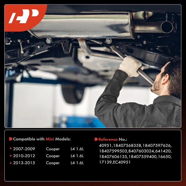 1-PC Catalytic Converter, Front Side, Fit Federal Emissions, A-Premium APCCT574