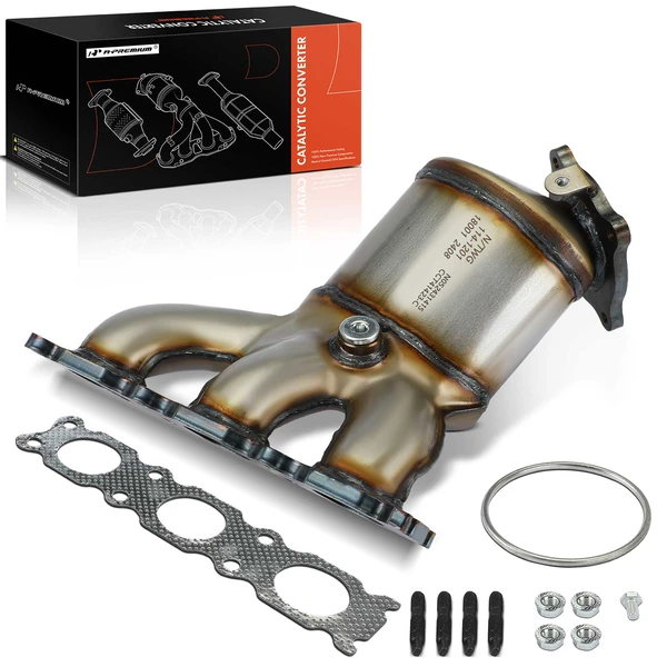 1-PC Catalytic Converter, Left Driver Side, Fit Federal Emissions, A-Premium APCCT670