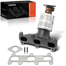 Front Driver Catalytic Converter with Integrated Exhaust Manifold