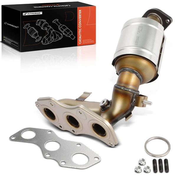 1-PC Catalytic Converter Front Right Passenger Side Fit Federal Emissions A-Premium APCCT828