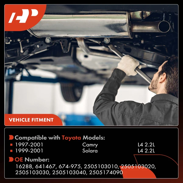 1-PC Catalytic Converter, Front Side, Fit Federal Emissions, A-Premium APCCT270