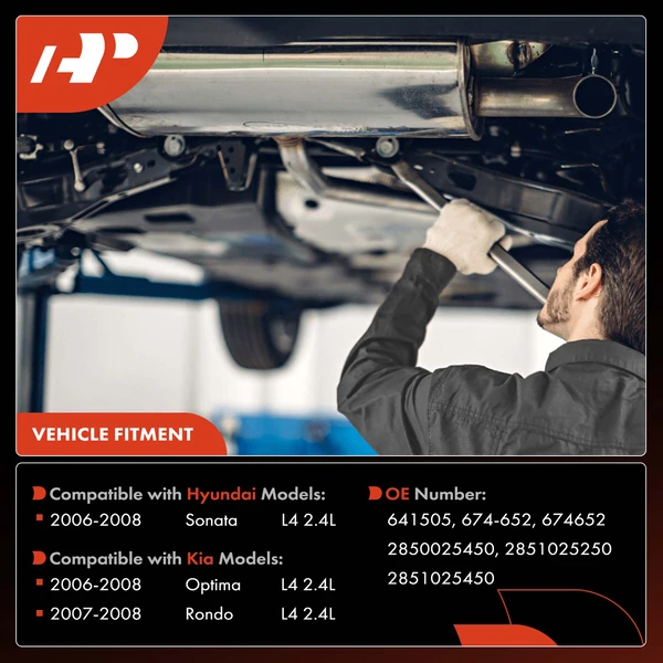 1-PC Catalytic Converter, Front Side, Fit Federal Emissions, A-Premium APCCT057