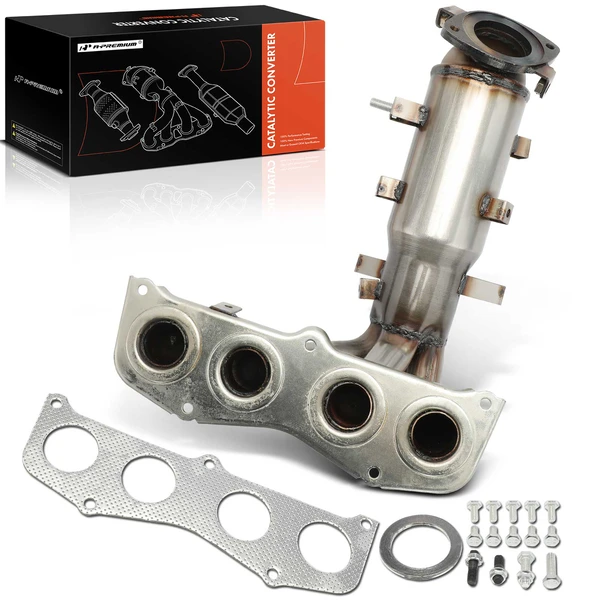 1-PC Catalytic Converter, Front Side, Fit Federal Emissions, A-Premium APCCT282