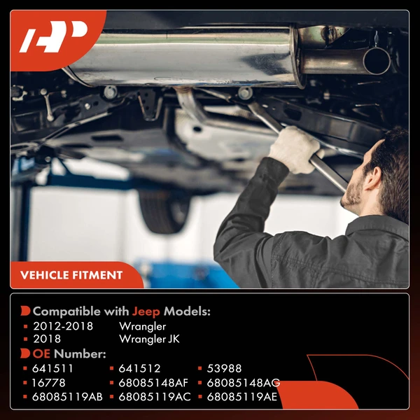 2-PC Catalytic Converter, Driver & Passenger, Fit Federal Emissions, A-Premium APCCT277