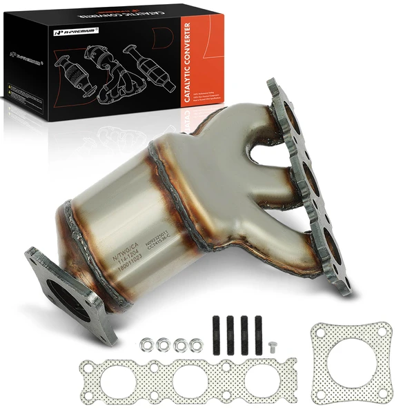 1-PC Catalytic Converter, Front Left Driver Side, Fit Federal Emissions, A-Premium APCCT490