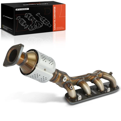 Front Driver Catalytic Converter with Exhaust Manifold