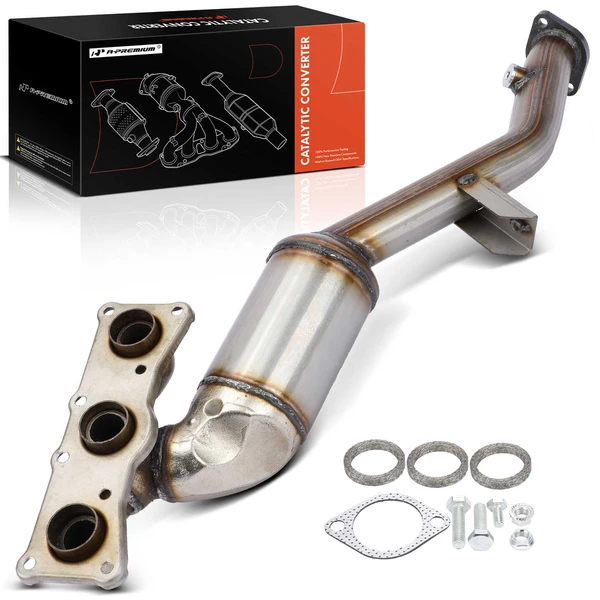 1-PC Catalytic Converter, Front Side, Fit Federal Emissions, A-Premium APCCT680