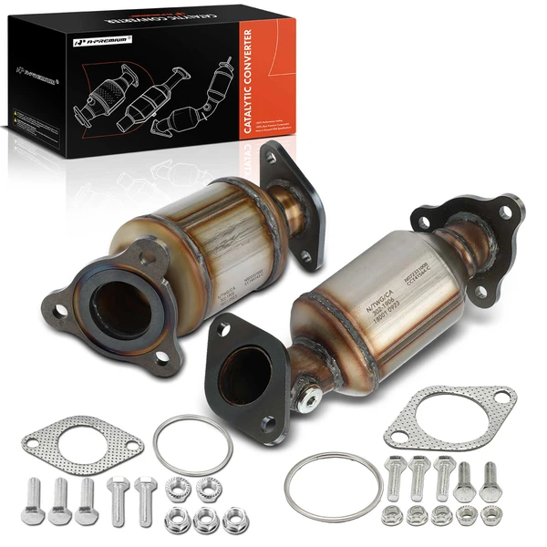 2-PC Catalytic Converter, Front Driver & Passenger, Fit Federal Emissions, A-Premium APCCT069