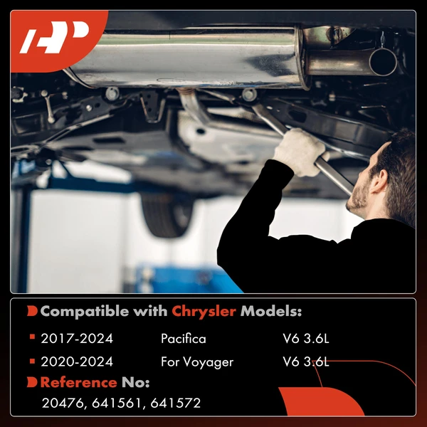 2-PC Catalytic Converter Front Driver & Passenger Fit Federal Emissions A-Premium APCCT784