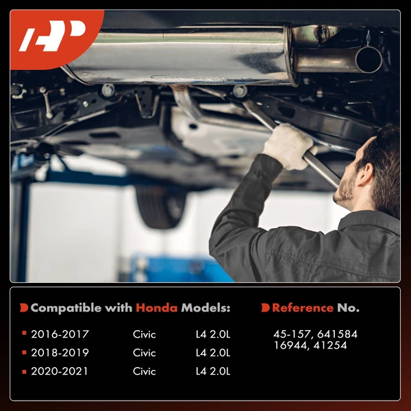 1-PC Catalytic Converter, Front Side, Fit Federal Emissions, A-Premium APCCT681