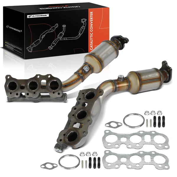 2 Pcs Front Left & Right Catalytic Converter for 2012-2015 Toyota Tacoma