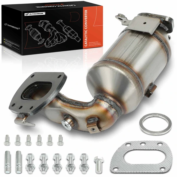1-PC Catalytic Converter, Front Left Driver Side, Fit Federal Emissions, A-Premium APCCT733