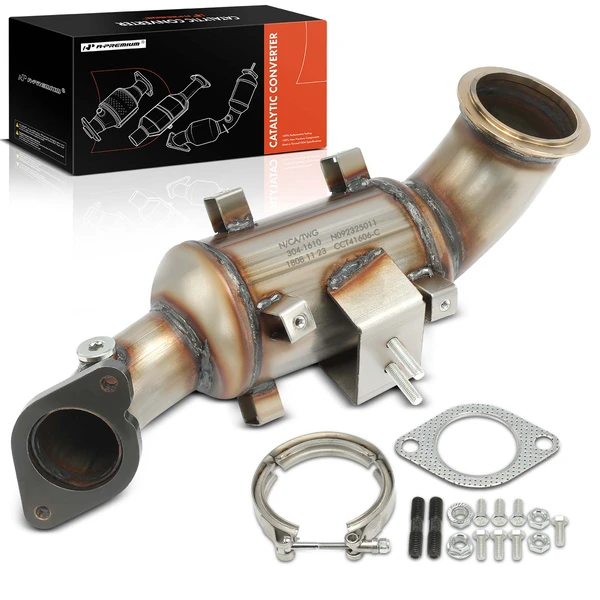 2012-2014 Ford Edge 1-PC Catalytic Converter Front Side Fit Federal Emissions A-Premium APCCT492