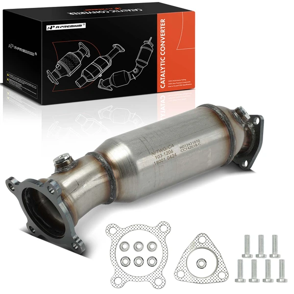 2005-2009 Audi A4 1-PC Catalytic Converter Front Side Fit Federal Emissions A-Premium APCCT538