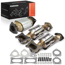 2009-2014 Acura TL 3pc Catalytic Converter Front & Rear Fit Federal Emissions A-Premium APCCT860