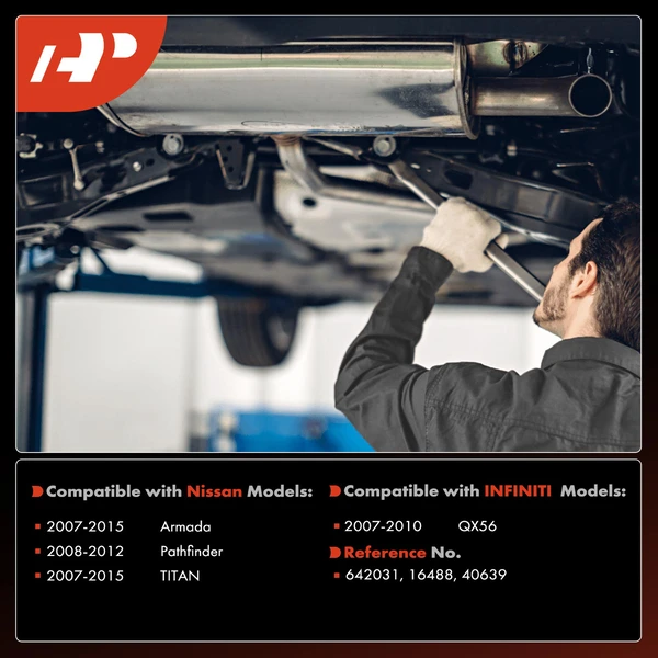 1-PC Catalytic Converter, Rear Left Driver Side, Fit Federal Emissions, A-Premium APCCT586