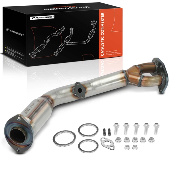 2000-2004 Toyota Tacoma 1-PC Catalytic Converter Front Side Fit Federal Emissions A-Premium APCCT539