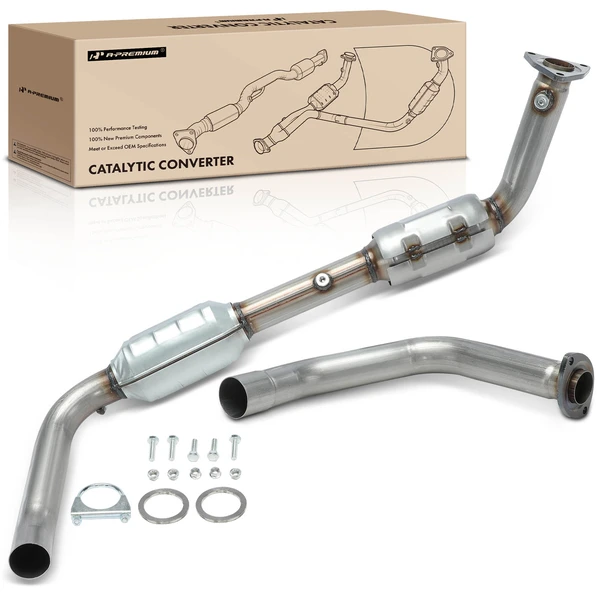 1-PC Catalytic Converter, Left Driver Side, Fit Federal Emissions, A-Premium APCCT588