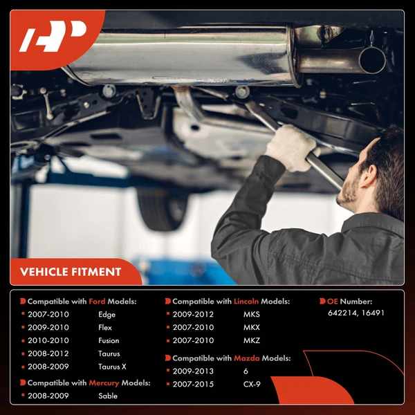 1-PC Catalytic Converter, Rear Side, Fit Federal Emissions, A-Premium APCCT314