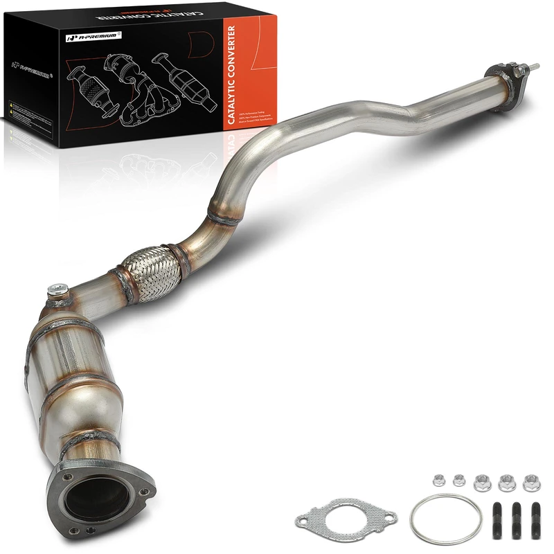 1-PC Catalytic Converter, Front Side, Fit Federal Emissions, A-Premium APCCT737