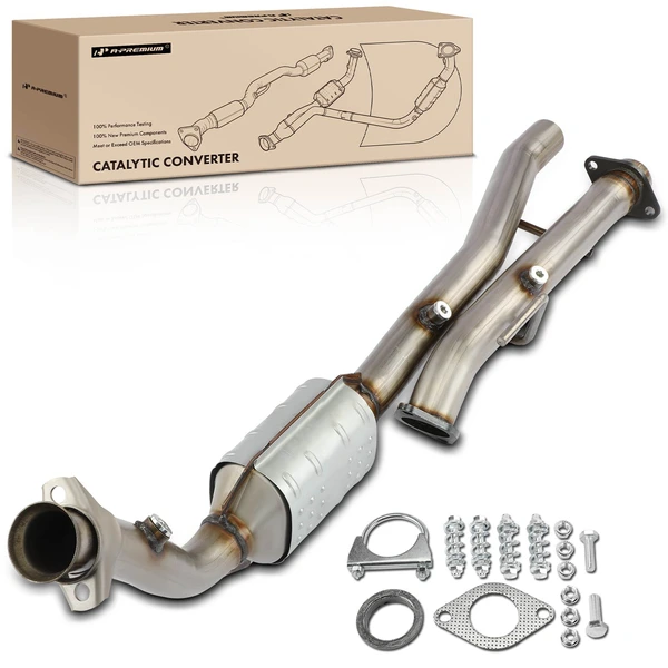 1998-2001 Mercury Mountaineer 1-PC Catalytic Converter Right Passenger Side Fit Federal Emissions A-Premium APCCT321