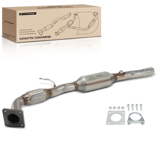 2001-2005 Volkswagen Jetta 1-PC Catalytic Converter Rear Side Fit Federal Emissions A-Premium APCCT626