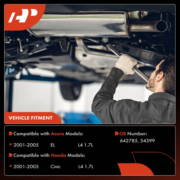 1-PC Catalytic Converter, Rear Side, Fit Federal Emissions, A-Premium APCCT336