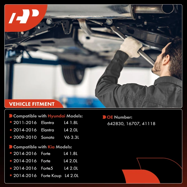 1-PC Catalytic Converter, Rear Side, Fit Federal Emissions, A-Premium APCCT504