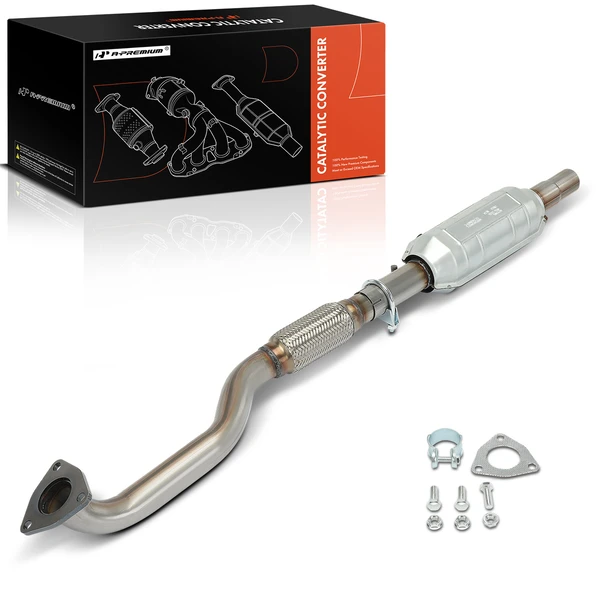 1-PC Catalytic Converter, Rear Side, Fit Federal Emissions, A-Premium APCCT744