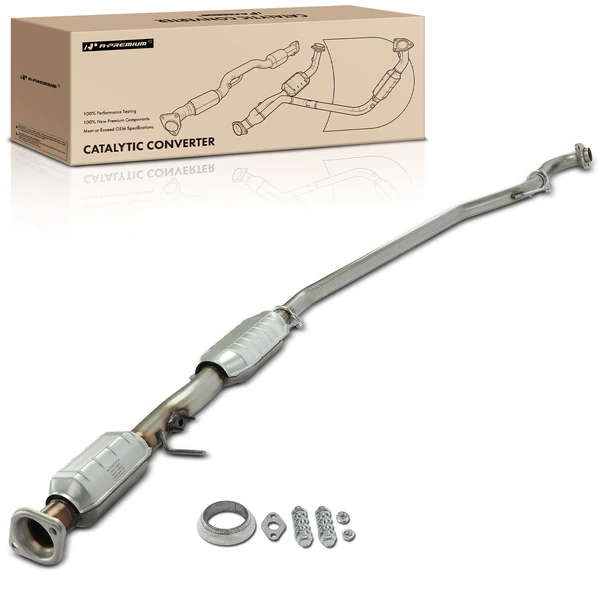 1-PC Catalytic Converter, Rear Side, Fit Federal Emissions, A-Premium APCCT343