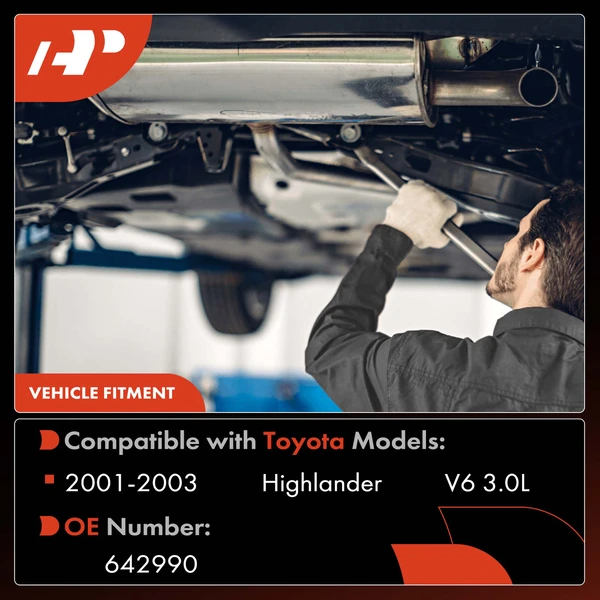 1-PC Catalytic Converter, Rear Side, Fit Federal Emissions, A-Premium APCCT343