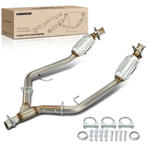2005-2010 Ford Mustang 1-PC Catalytic Converter Front Side Fit Federal Emissions A-Premium APCCT077