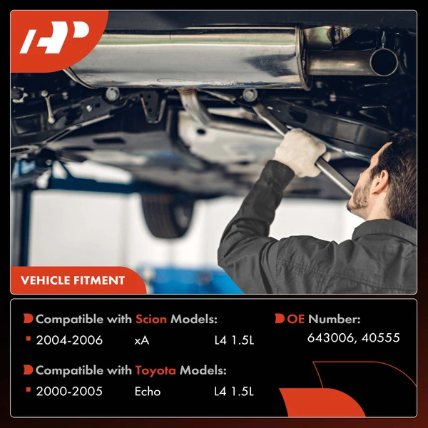 1-PC Catalytic Converter, Center, Fit Federal Emissions, A-Premium APCCT346