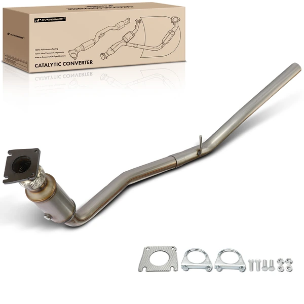 2008-2010 Chrysler Town & Country 1-PC Catalytic Converter Rear Side Fit Federal Emissions A-Premium APCCT348