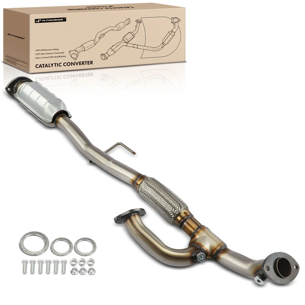 1-PC Catalytic Converter, Rear Side, Fit Federal Emissions, A-Premium APCCT349