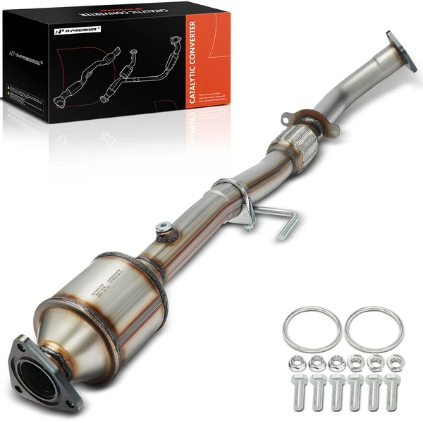 1-PC Catalytic Converter, Rear Side, Fit Federal Emissions, A-Premium APCCT355