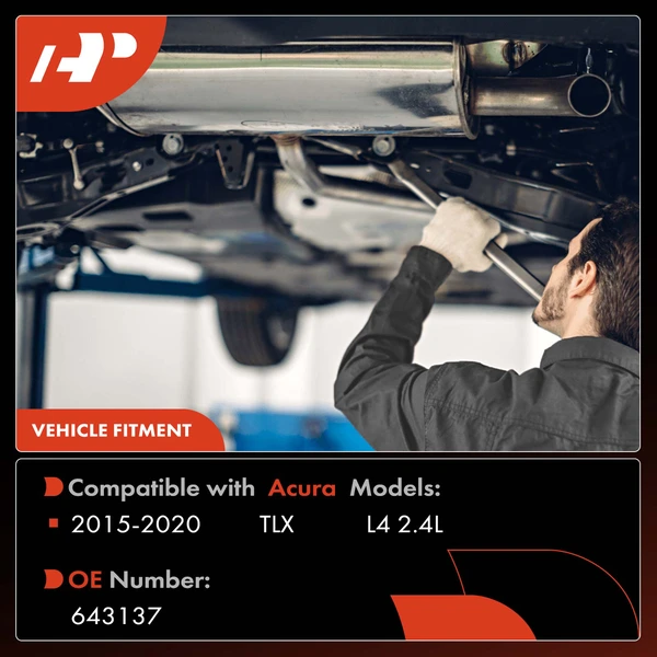 1-PC Catalytic Converter, Rear Side, Fit Federal Emissions, A-Premium APCCT355