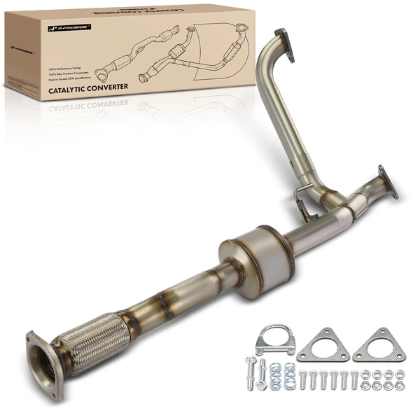1-PC Catalytic Converter, Rear Side, Fit Federal Emissions, A-Premium APCCT357