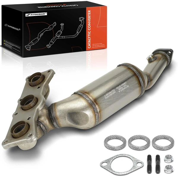 1-PC Catalytic Converter, Rear Side, A-Premium APCCT543