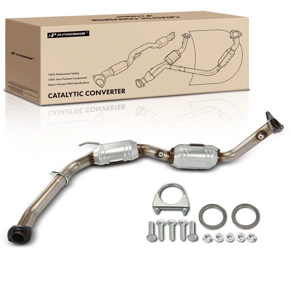 2007-2009 Toyota Tundra 1-PC Catalytic Converter Left Driver Side Fit Federal Emissions A-Premium APCCT437