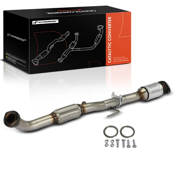 1-PC Catalytic Converter, Rear Side, Fit Federal Emissions, A-Premium APCCT122