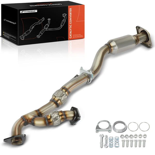 1-PC Catalytic Converter, Rear Side, Fit Federal Emissions, A-Premium APCCT129