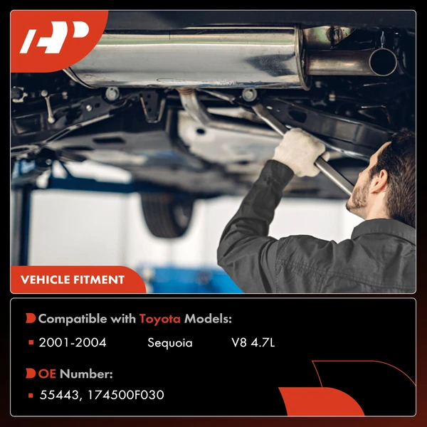 1-PC Catalytic Converter, Left Driver Side, Fit Federal Emissions, A-Premium APCCT131