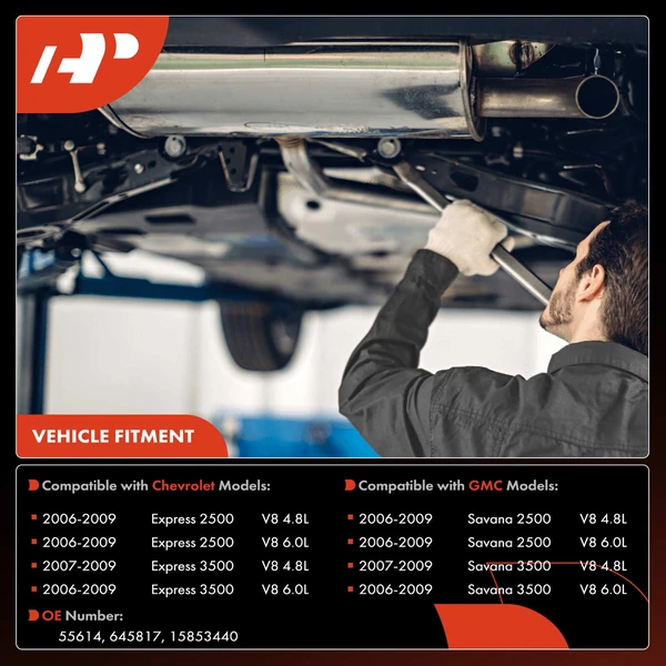 1-PC Catalytic Converter, Left Driver Side, Fit Federal Emissions, A-Premium APCCT455