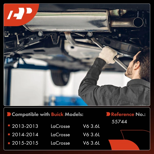 1-PC Catalytic Converter, Rear Side, Fit Federal Emissions, A-Premium APCCT565