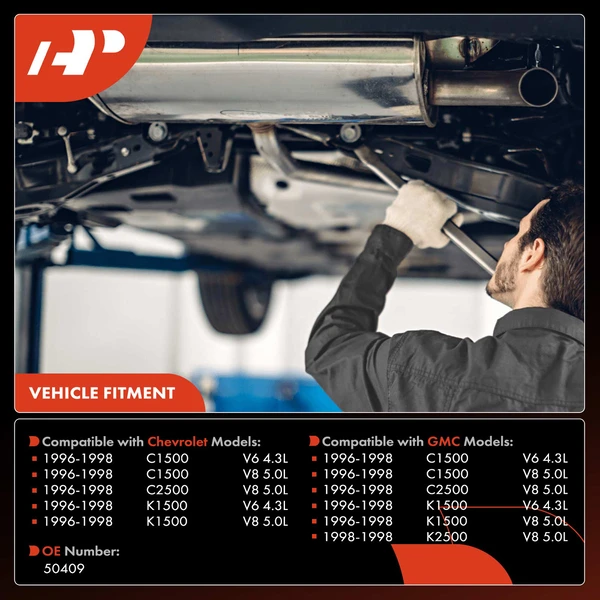 1-PC Catalytic Converter, Center, Fit Federal Emissions, A-Premium APCCT417