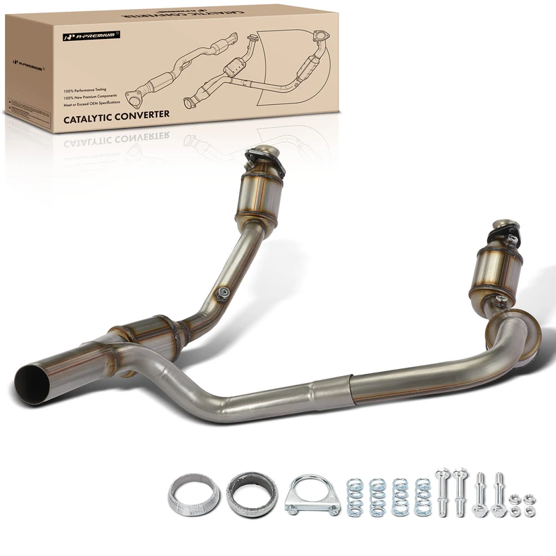 1-PC Catalytic Converter, Front Side, Fit Federal Emissions, A-Premium APCCT418