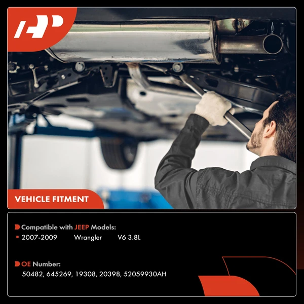 1-PC Catalytic Converter, Front Side, Fit Federal Emissions, A-Premium APCCT418