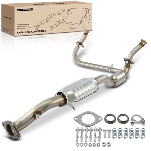 2001-2004 Chevrolet S10 1-PC Catalytic Converter Front Side Fit Federal Emissions A-Premium APCCT420